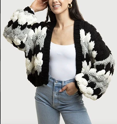 Camila Cropped Knitted Cardigan - LAST ONE!