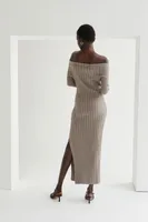 Natalia Off The Shoulder Sweater Dress