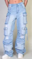 Distressed Cargo Jeans LAST ONE!