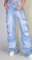 Distressed Cargo Jeans LAST ONE!