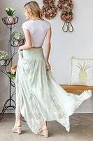 Meredith Lace Maxi Skirt - Sage LAST ONE!!