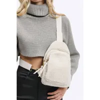 Sherpa Sling Bag Backpack: Ivory - ONLY 2 LEFT!