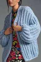 Baby Bleu Chunky Oversized Knit Cardigan LAST ONE!