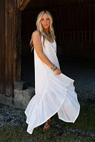 Breezy Days Summer Maxi Dress-White