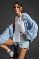 Baby Bleu Chunky Oversized Knit Cardigan LAST ONE!