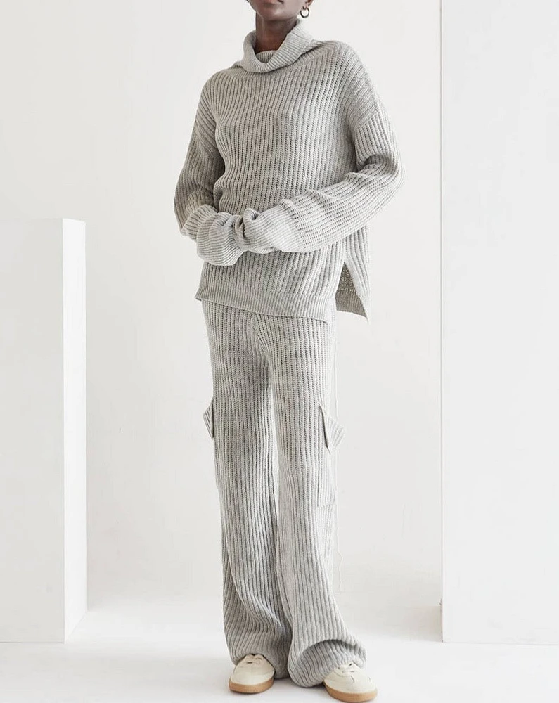 Zoey Cargo Sweater Set, Knit Jumper/Pants  LAST ONE!