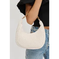 Jade Crossbody Bag- Oatmilk - LAST ONE!