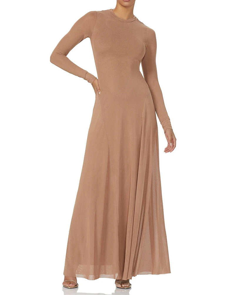 Somi Maxi Dress-Raw Umber ONLY 2 LEFT!