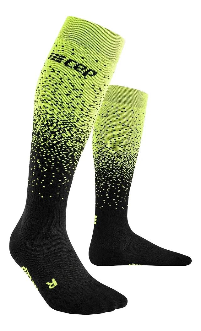 Men's CEP Ski Snowfall Tall Compression Socks