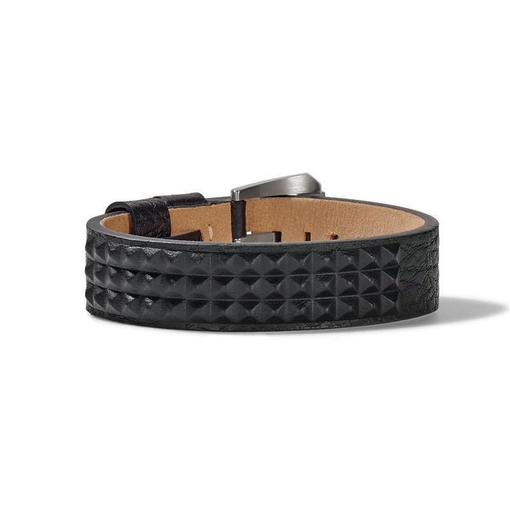 bulova leather bracelet