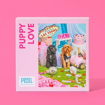 Puppy Love 500 Piece Jigsaw Puzzle