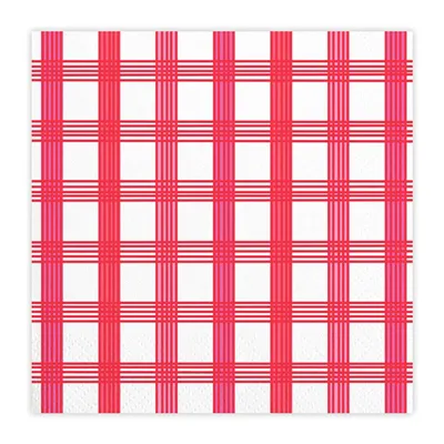 Red Gingham Napkins