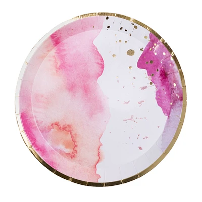 Pretty in Pink Dessert Plates - 8 Ct.