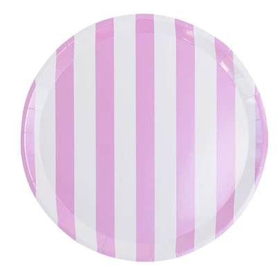 Candy Stripe Dinner Plates - 8 ct.