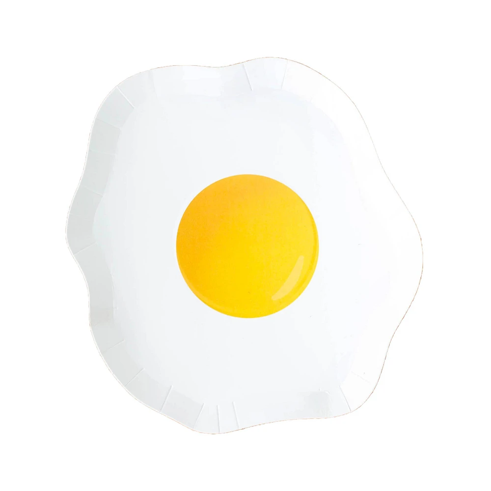 Yolks on You Die-Cut Dinner Plates - 8 ct.