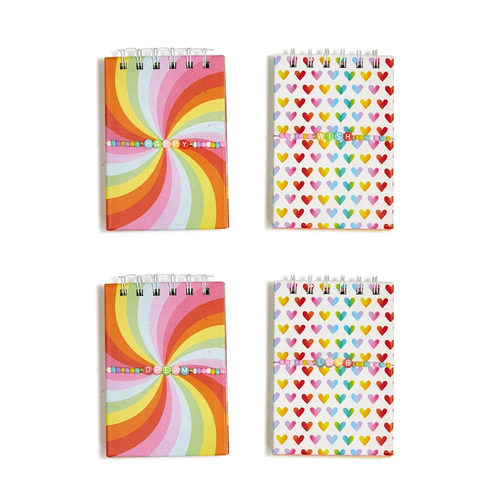 Spiral Notebook and Bracelet Set