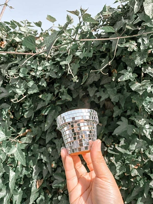 Mini 2.3 Inch Disco Planter Pot