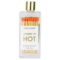 Glass Bottle Matchsticks - Comin' in HOT