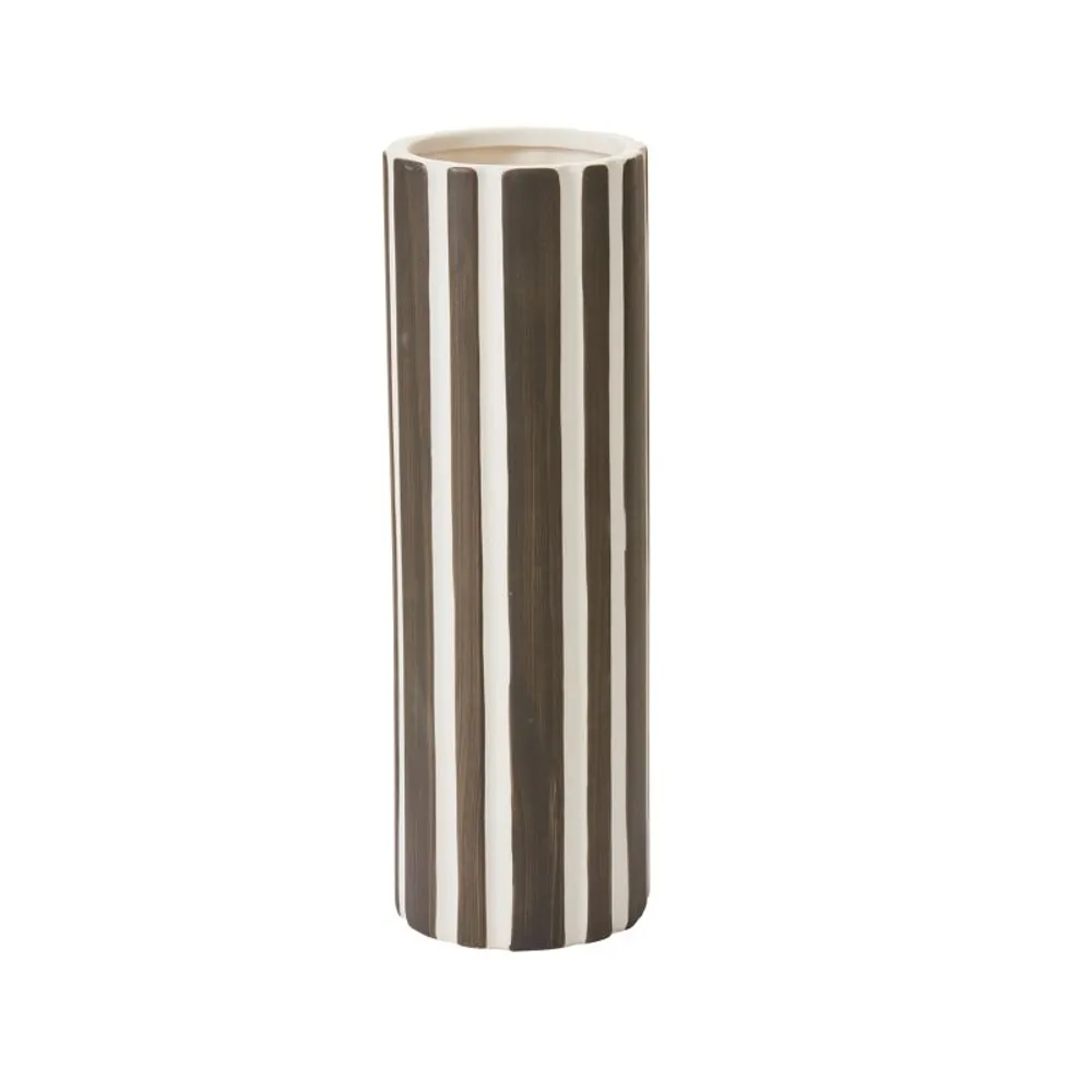 Black Stripe Vase