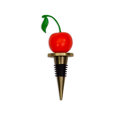 Cherry Tipsy Turvy Wine Stopper