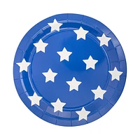 Blue Stars Paper Plates - 8 ct.