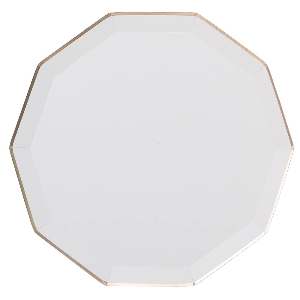 Blanc White Premium Dinner Plates - 8 ct.