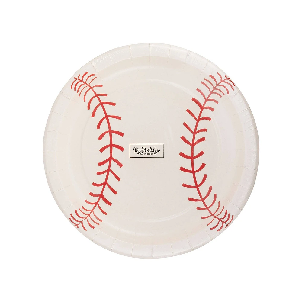 Baseball Paper Plates - 8 Ct.