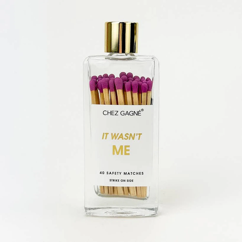 Glass Bottle Matchsticks
