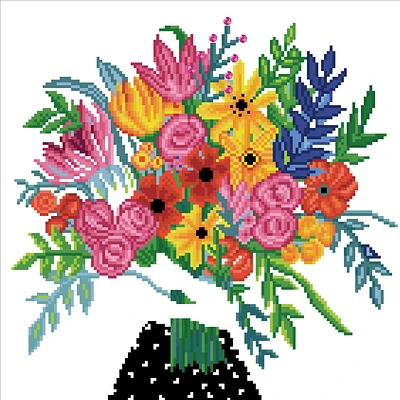 Floral Embrace Diamond Painting Kit