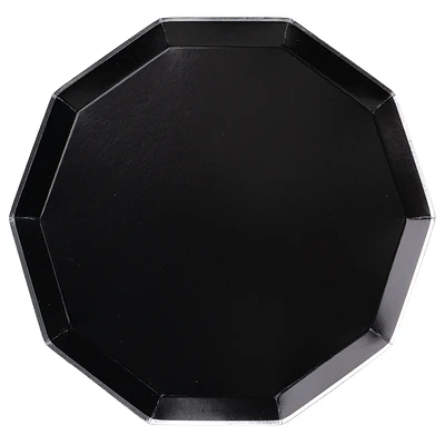 Black Noir Premium Dinner Plates - 8 ct.