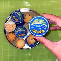 Butter Cookie Hair Clips