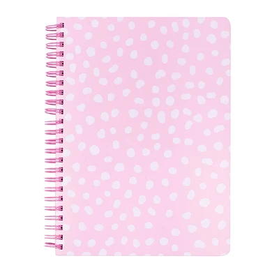 Mini Spiral Notebook - Pink Dots
