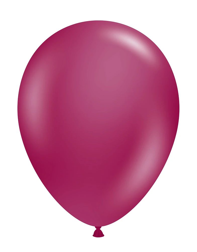Crystal Burgundy - Standard Helium Balloons 11-inch