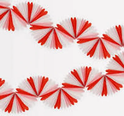 Candy cane garland