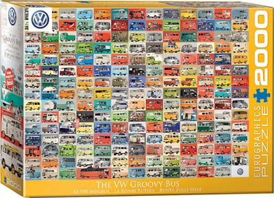 VW Groovy Bus 1000pc Puzzle