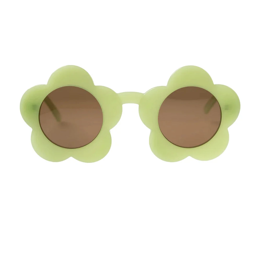 Kids Flower Sunglasses - Green