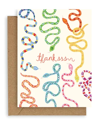 Snakes Thank You Card