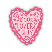 Book Lovers Club Sticker