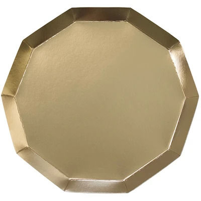 Gold Premium Dinner Plates - 8 ct.