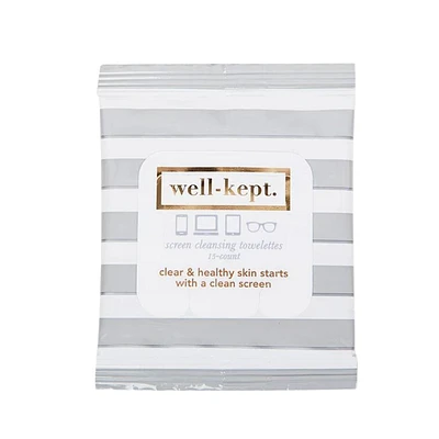 Well-Kept Screen Wipes - Gray Stripe