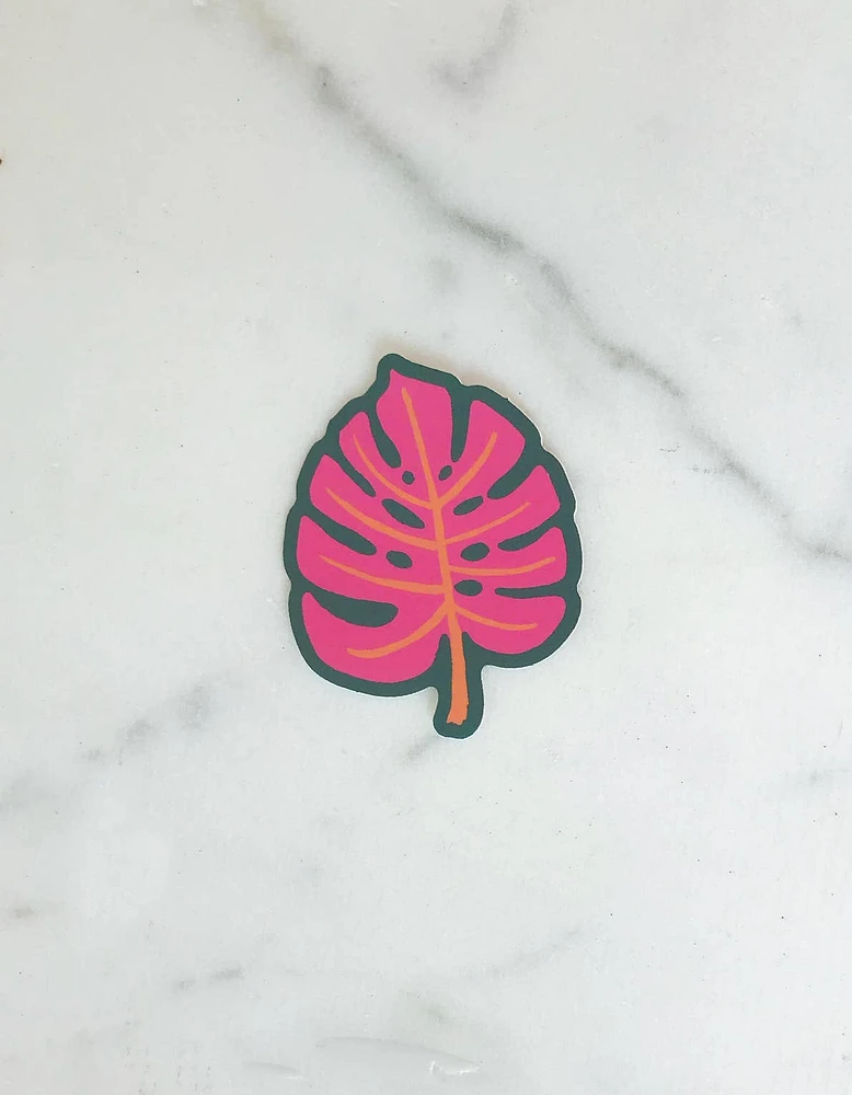 Monstera Die Cut Sticker