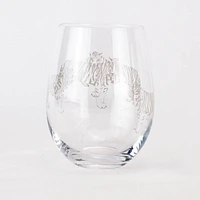 Silver Tiger Wine Glass - 16oz