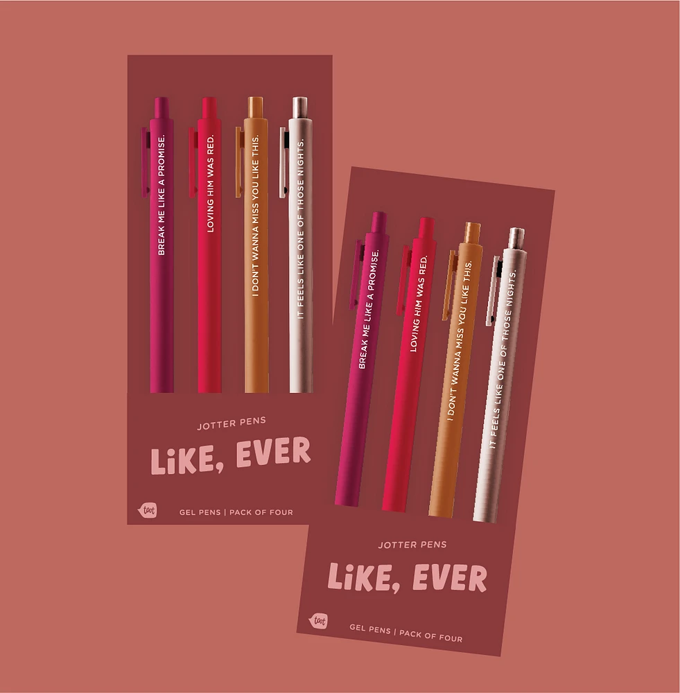 Taylor's Version Jotter Sets!! (Taylor Swift) : Like Ever (Red)