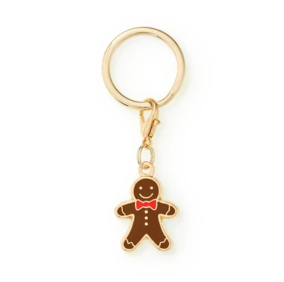 Dog Collar Charm - Gingerbread Man