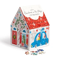 500 Piece House Puzzle - Christmas in the Village