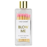 Glass Bottle Matchsticks - Blow Me