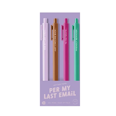 Jotter Sets - 4 Pack - Per My Last Email