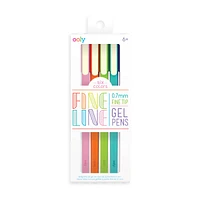 Fine Lines Gel Pens - Set of 6