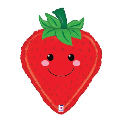 Happy Strawberry Foil Balloon