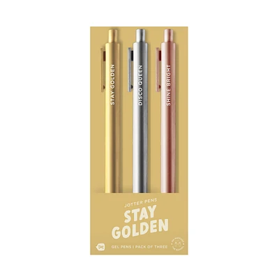 Jotter Sets - 3 pack - Stay Golden